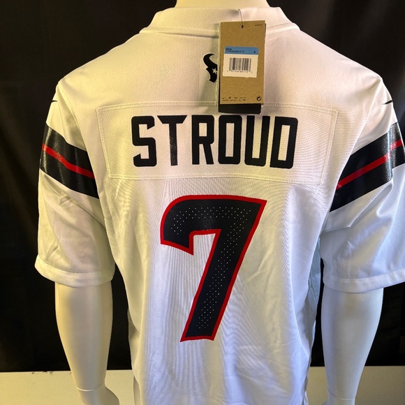 New mens medium authentic Nike Houston Texans CJ Stroud football jersey - Picture 1 of 7